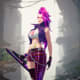 One of the characters from Wakerunners by MINTROCKET.